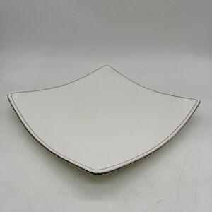 Lenox Federal Platinum Nouveau Square Dinner Plate Fine Bone China